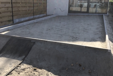 Gieten van betonvloeren