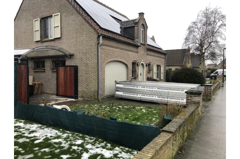 Terras en oprit in gepolierd beton