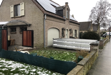 Terras en oprit in gepolierd beton