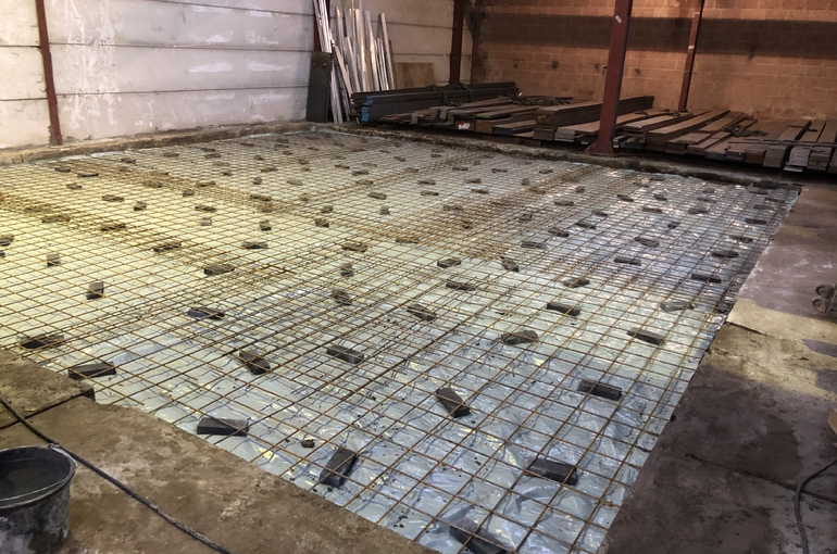 Vervangen oude betonvloer 5
